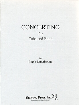 Illustration de Concertino for tuba and band réduction piano