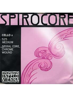 Illustration thomastik spirocore cello 4/4  la medium