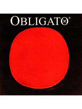 Illustration de Pirastro Obligato - 4e (sol) argent à boule