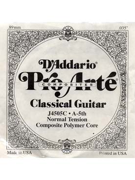 Illustration de CORDES D'ADDARIO J 45C composites (corde sol en polymère) tirant normal - 5e (la)
