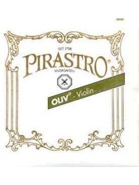 Illustration de Pirastro Oliv Jeu complet avec mi boule