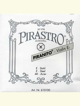 Illustration pirastro piranito   mi medium a boule