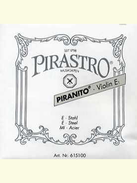 Illustration de Pirastro Piranito (calibre medium) - 1re (mi) à boule