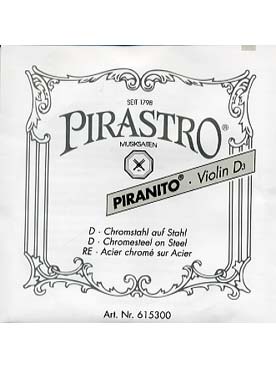 Illustration pirastro piranito  re medium boule