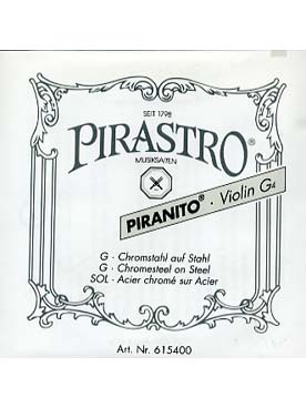 Illustration de Pirastro Piranito (calibre medium) - 4e (sol) à boule