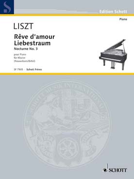 Illustration de Rêves d'amour (Liebestraüme) - N° 3 (édition facile)