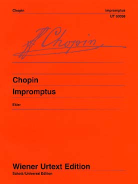 Illustration de Impromptus, recueil - éd. Wiener Urtext