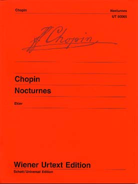 Illustration de Nocturnes, recueil - éd. Wiener Urtext