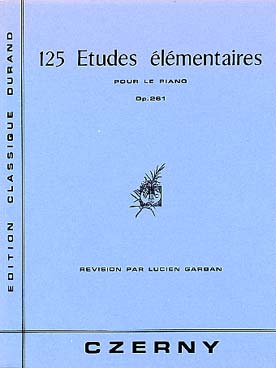 Illustration czerny op. 261 125 etudes elementaires