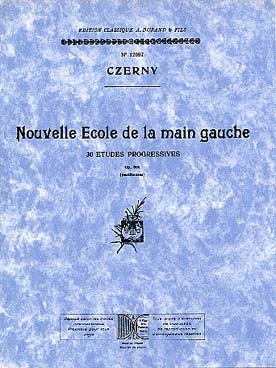 Illustration czerny op. 861 nouvelle ecole m. gauche