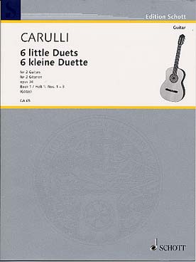 Illustration carulli petits duos op 34 (6) vol. 1