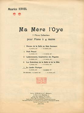 Illustration ravel le jardin feerique (ma mere l'oye)
