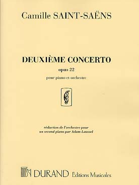 Illustration de Concerto N° 2 op. 22 en sol m (réd. 2e piano)
