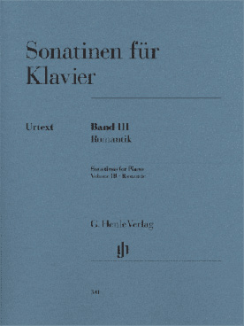 Illustration de SONATINES POUR PIANO - Vol 3 : romantique