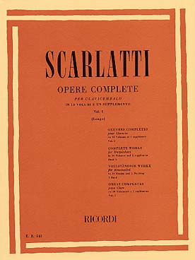 Illustration de Œuvres complètes pour clavecin - Vol. 1 : Sonates L 1 à L 50