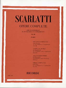 Illustration de Œuvres complètes pour clavecin - Vol. 3 : Sonates L 101 à L 150