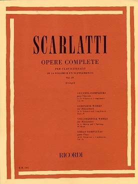 Illustration de Œuvres complètes pour clavecin - Vol. 4 : Sonates L 151 à L 200