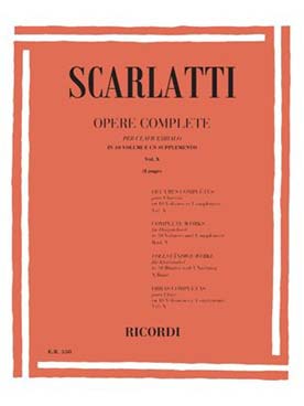 Illustration de Œuvres complètes pour clavecin - Vol. 10 : Sonates L 451 à L 500