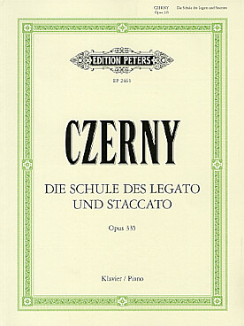 Illustration czerny op. 335 ecole legato et staccato