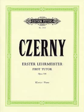 Illustration de Op. 599 : Le Premier maître du piano - éd. Peters