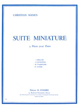 Illustration de Suite miniature, recueil de 4 pièces