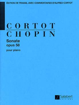 Illustration de Sonate N° 3 op. 58 en si m - éd. Salabert (rév. Cortot)