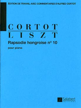 Illustration de Rhapsodie hongroise N° 10 (tr. Cortot)