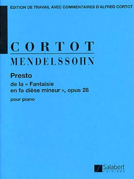 Illustration de Presto de la Fantaisie op. 28 (Cortot)