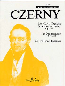 Illustration de Op. 777 : Les 5 doigts, 24 exercices