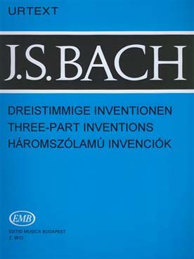 Illustration de Inventions à 3 voix BWV 787-801