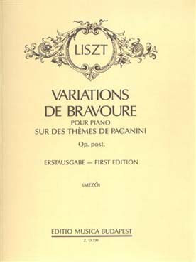 Illustration de Variations de bravoure op. posth.
