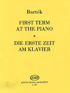 Illustration de Premiers pas au piano, 18 petites pièces (First term at the piano)