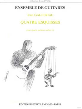 Illustration de 4 Esquisses pour 4 guitares - Cahier 1
