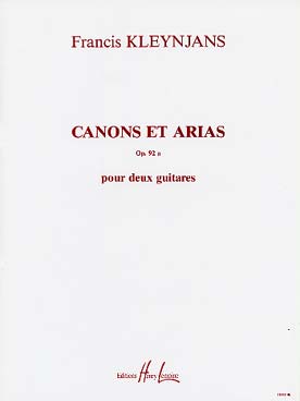 Illustration kleynjans canons et arias op. 92 a