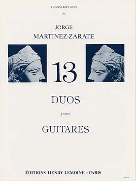 Illustration de 13 DUOS (tr. Martínez-Zárate) : Telemann, Mozart, Schubert, Bach, Schumann
