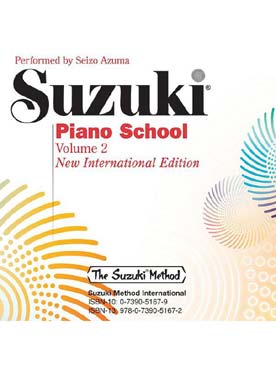 Illustration suzuki piano school cd du vol. 2