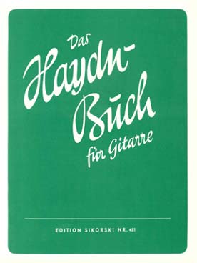 Illustration de Das Haydn-Buch (Le livre de Haydn) 40 soli adaptés pour guitare (Schwarz-Reiflingen)