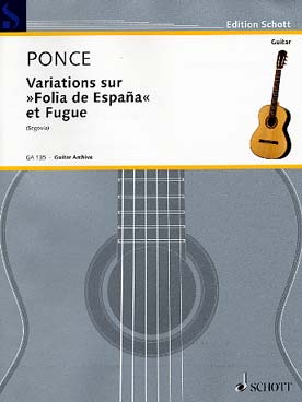 Illustration de Variations sur Folia de España et fugue
