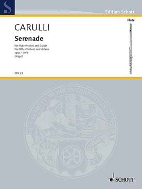 Illustration carulli serenade op. 109 n° 6