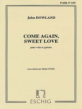 Illustration dowland come again, sweet love