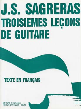 Illustration de Leçons de guitare - 3es Leçons (éd. Transatlantiques)