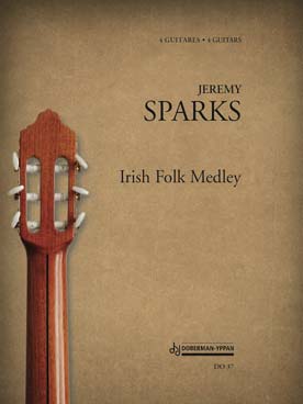 Illustration sparks irish folk medley pour 4 guitares