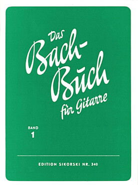 Illustration de Le Livre de Bach, 41 œuvres adaptées pour guitare - Vol. 1