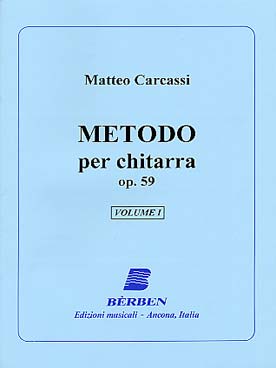 Illustration carcassi methode pour guitare op. 59/1