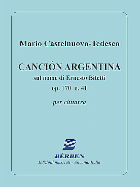 Illustration de Cancion argentina op. 170 N° 41
