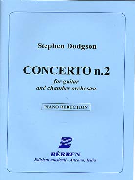 Illustration de Concerto N° 2 pour guitare et orchestre de chambre (réd. avec piano)