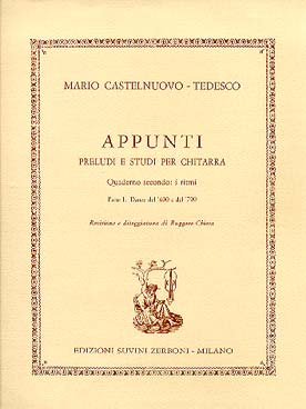 Illustration de Appunti (Préludes et Études) op. 210 - Livre 2 part. 1 : danses des 17e et 18e siècles