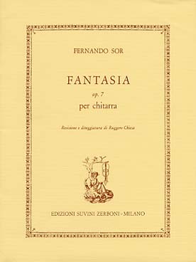 Illustration de Fantaisie op. 7 dédiée à Ignace Pleyel - éd. Zerboni (rév. Chiesa)