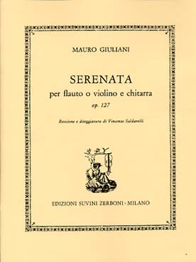 Illustration de Sérénade pour flûte (ou violon) et guitare op. 127