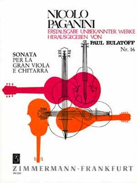 Illustration de Sonata per la gran viola e guitar